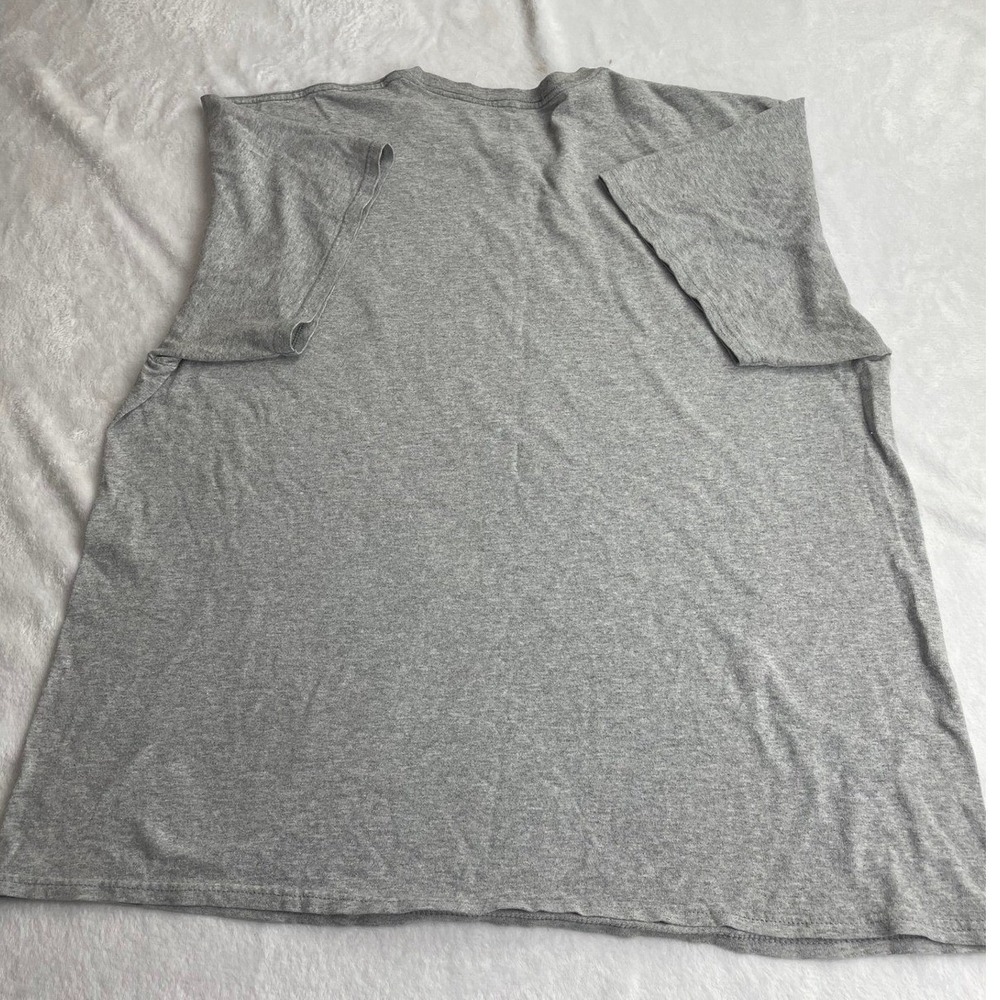 Champion Mens 1XL Heather Gray Big C Logo Graphic Short Sleeve T-Shirt Cotton - Picture 8 of 8